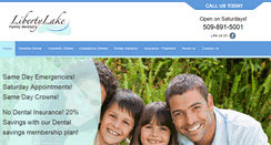 Desktop Screenshot of libertylakefamilydentistry.com